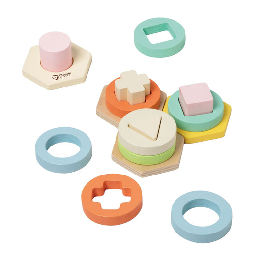 Houten Vormen Matchen Spel